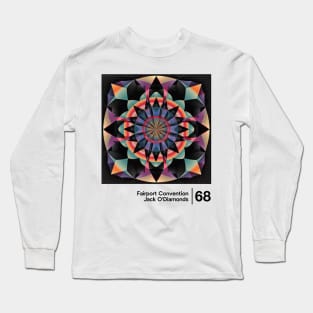 Jack O'Diamonds - Minimal Style Graphic Artwork Long Sleeve T-Shirt